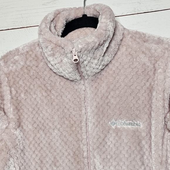 Columbia Pink Funnel Neck Full Zip Jacket - Picture 3 of 11